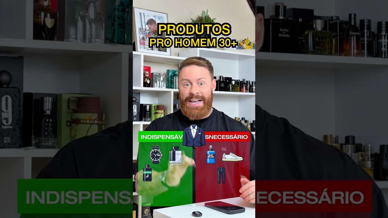 PRODUTOS DESNECESSÁRIOS e INDISPENSÁVEIS pro HOMEM 30+ 👀🔥