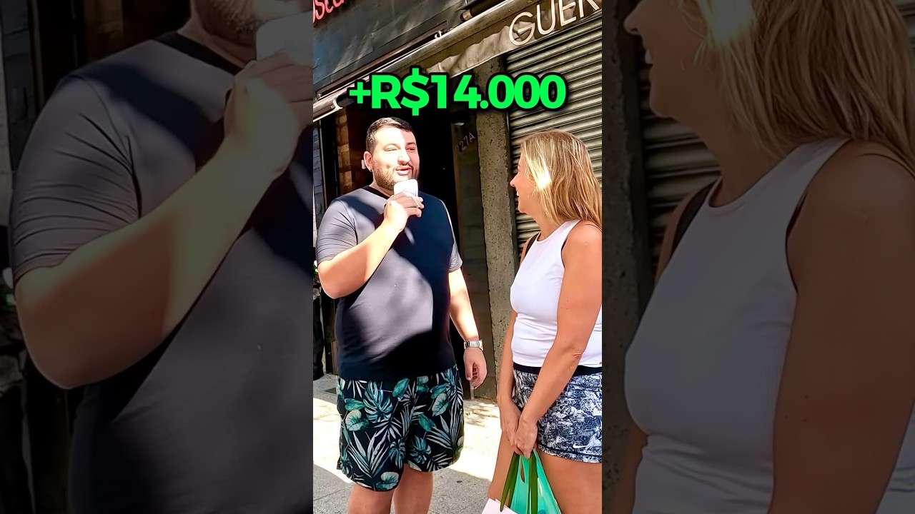 Eu achei que ela ganhava R$14.000 mas errei 💸 #trabalho #dinheiro #inss #profissao #entrevista