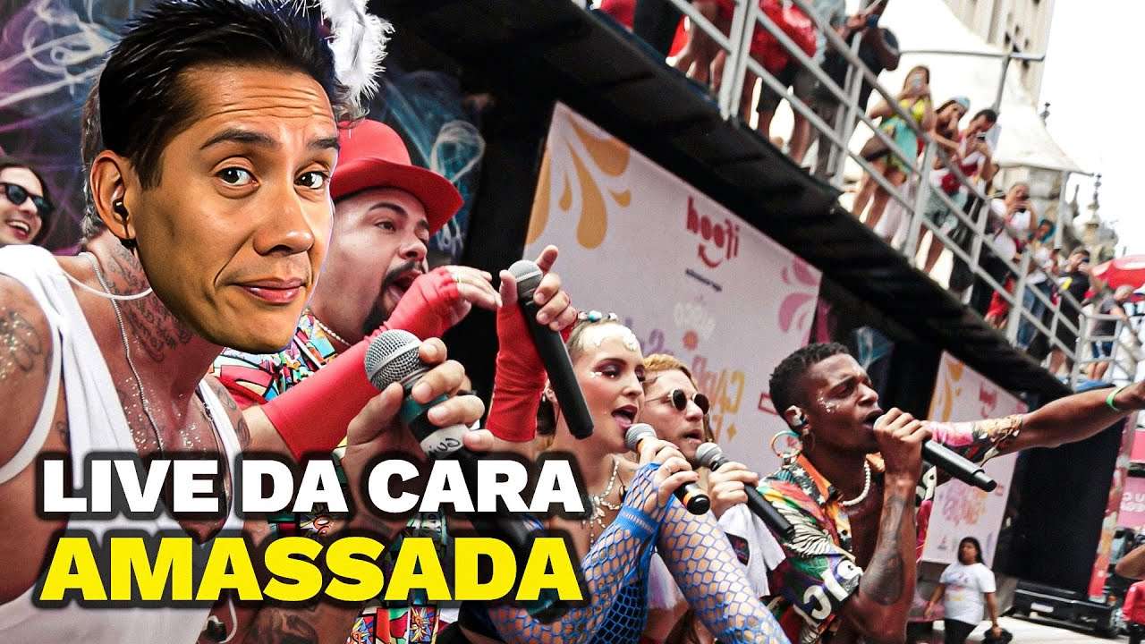 Live de Carnaval, direto do Bloco da Cara Amassada