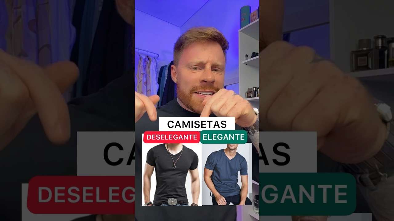 CAMISETAS: ELEGANTE ❌ DESELEGANTE