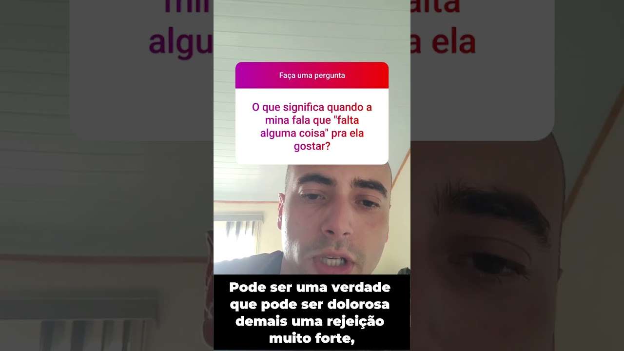 A Maioria dos Homens Não Sabem o que Isso Significa