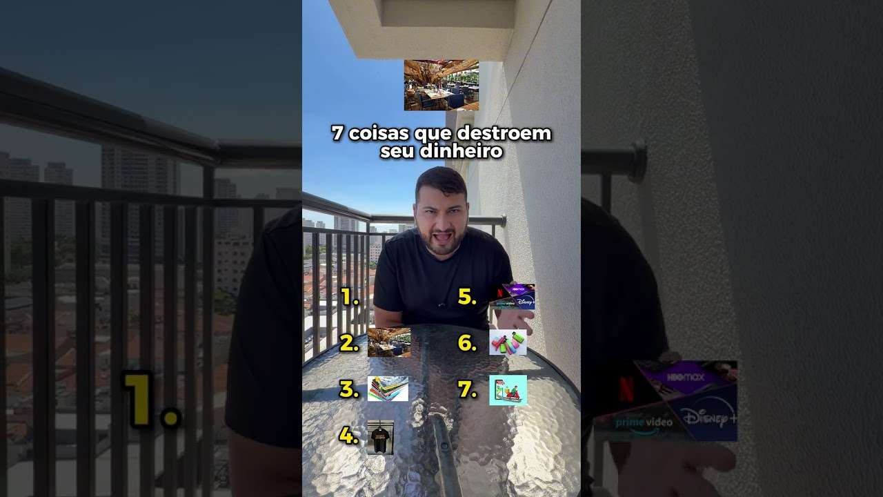 Essas 7 coisas simplesmente DESTROEM seu dinheiro ☝🏼💸