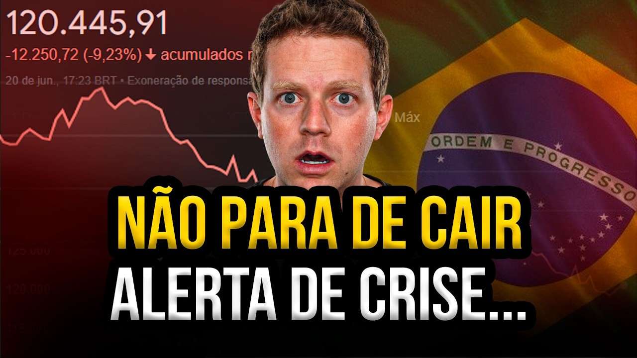 URGENTE: PÂNICO NOS MERCADOS - NOVA CRISE CHEGANDO? IBOVESPA em QUEDA e DÓLAR EM ALTA, E AGORA?