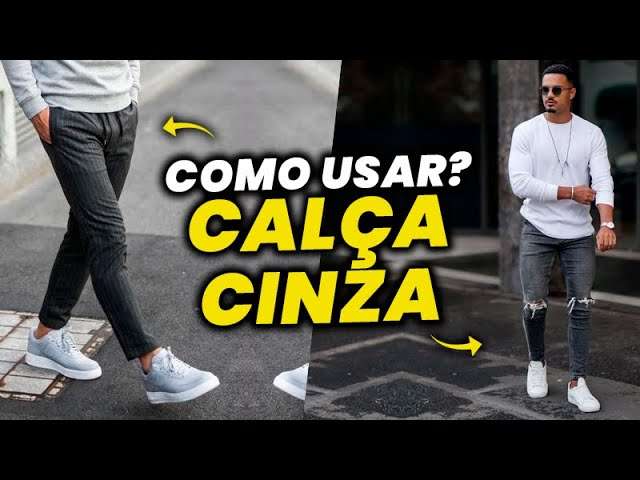 CALÇA CINZA MASCULINA: Como Usar? 16 Inspirações de Looks Masculinos com CALÇA CINZA