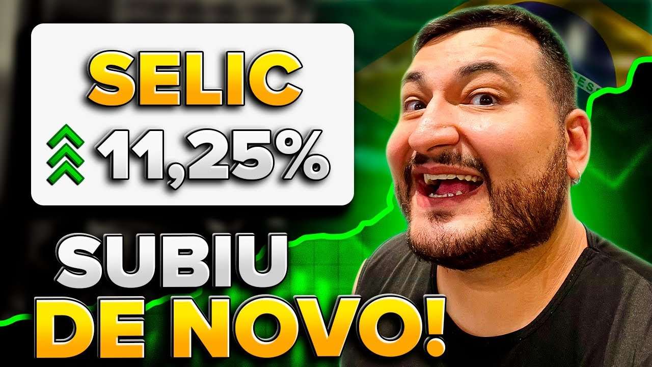 🔺URGENTE: Taxa SELIC subiu para 11,25%! Onde Investir Agora?