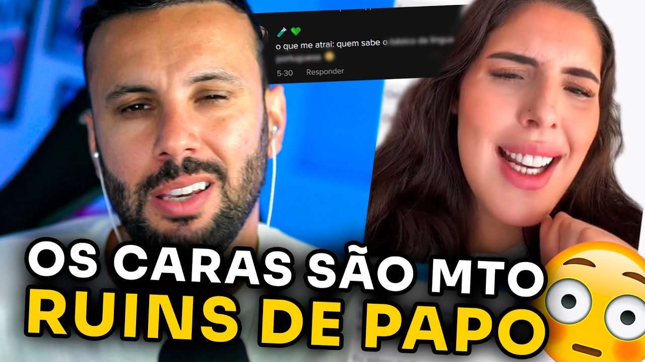 Os CARA SÃO MUITO RUINS DE PAPO! Nerd Sedutor React Laura Carpes