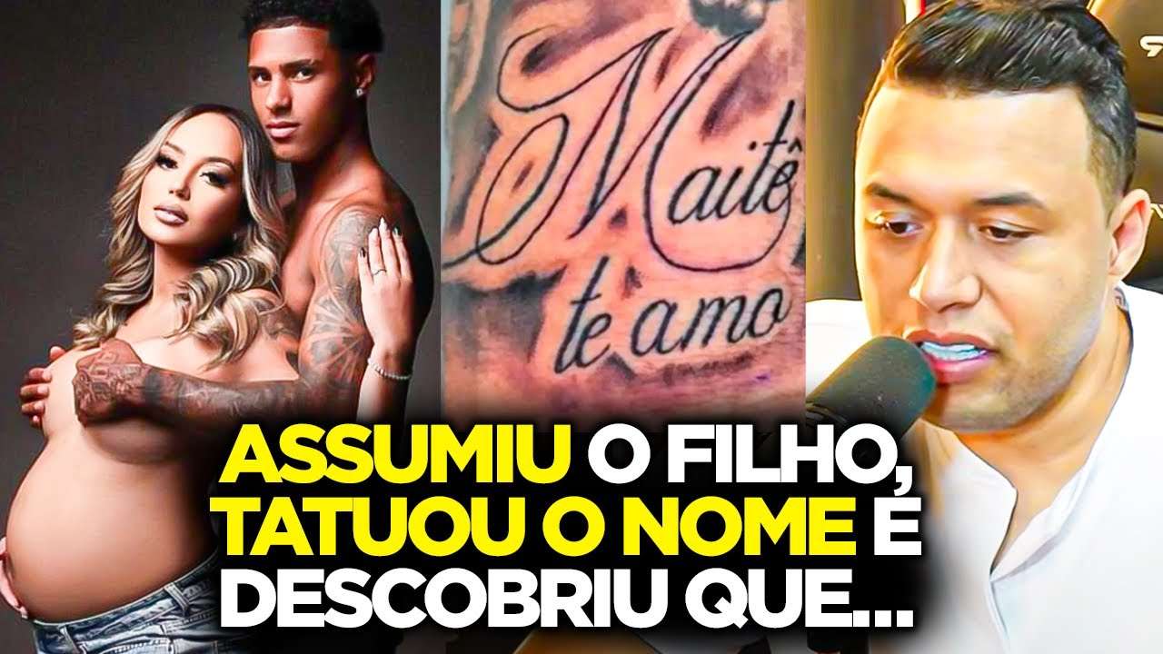 O JOGADOR DE FUTEBOL QUE DESCOBRIU que NÃO é o PAI do BEBÊ após TATUAR O NOME