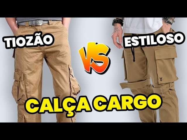 CALÇA CARGO: Como ser ESTILOSO e não parecer um TIOZÃO usando? | Moda Masculina