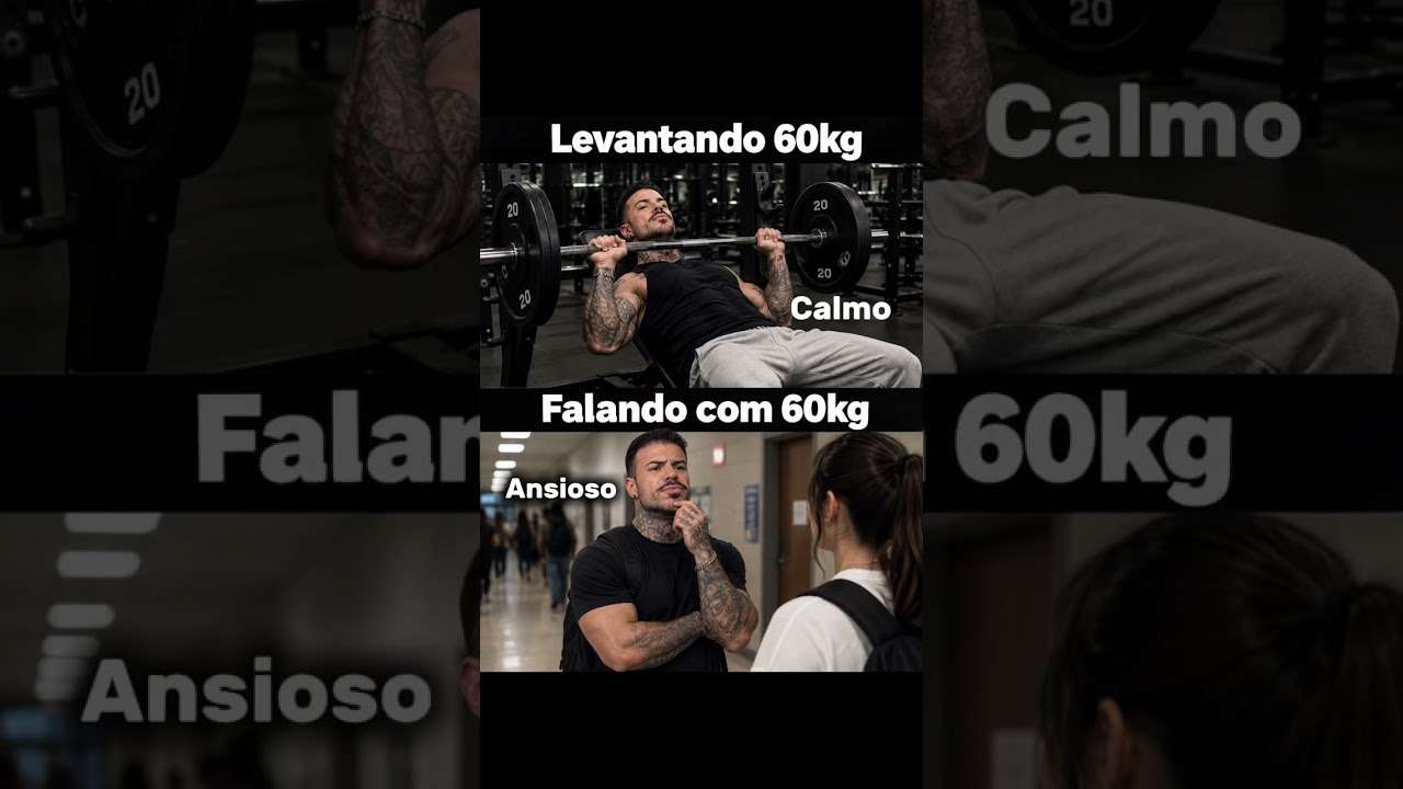 Forte na academia, fracote pra chamar alguém pra sair