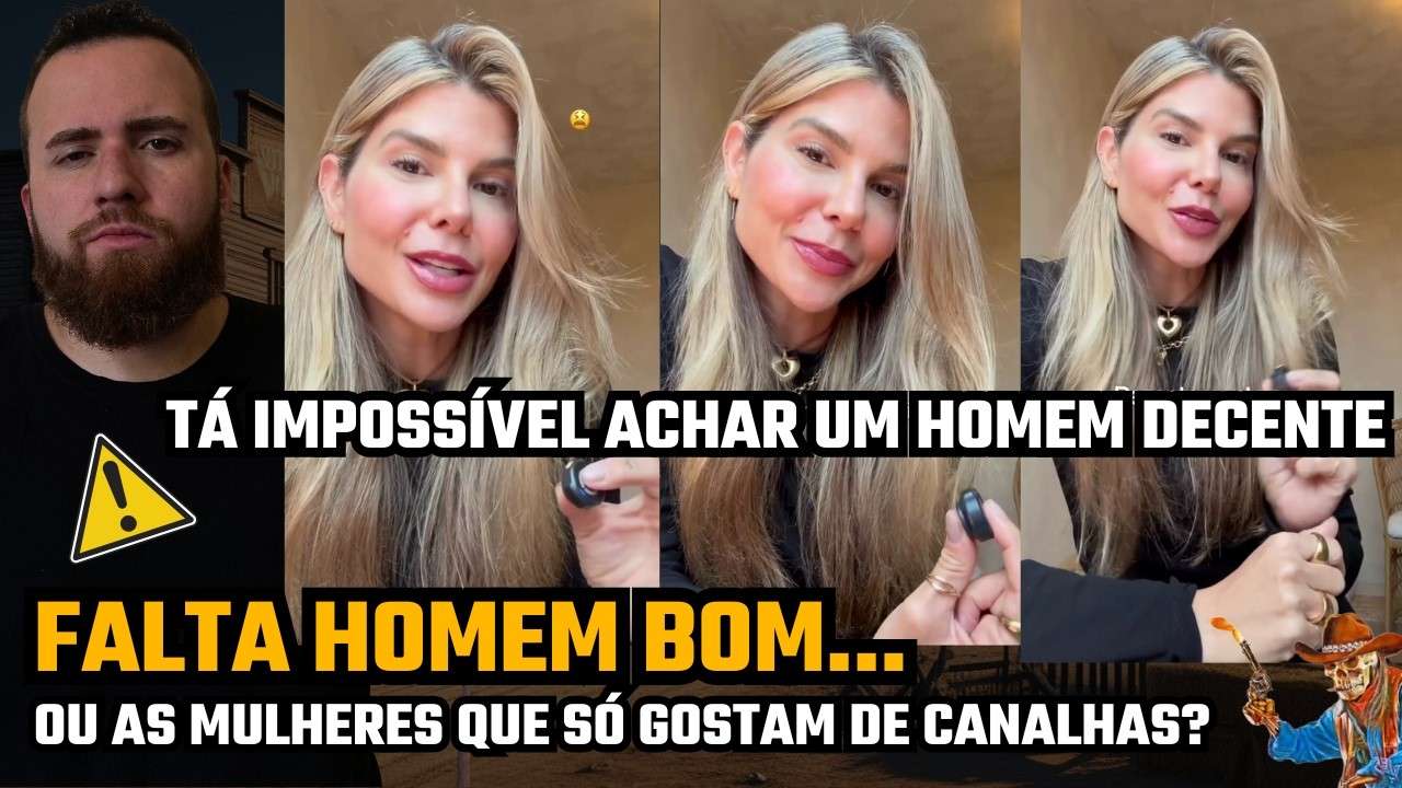 TÁ IMPOSSÍVEL ACHAR UM CARA DECENTE! (OU SERÁ QUE VOCÊS QUE SÓ TEM "QUÍMICA" COM CANALHAS ???)