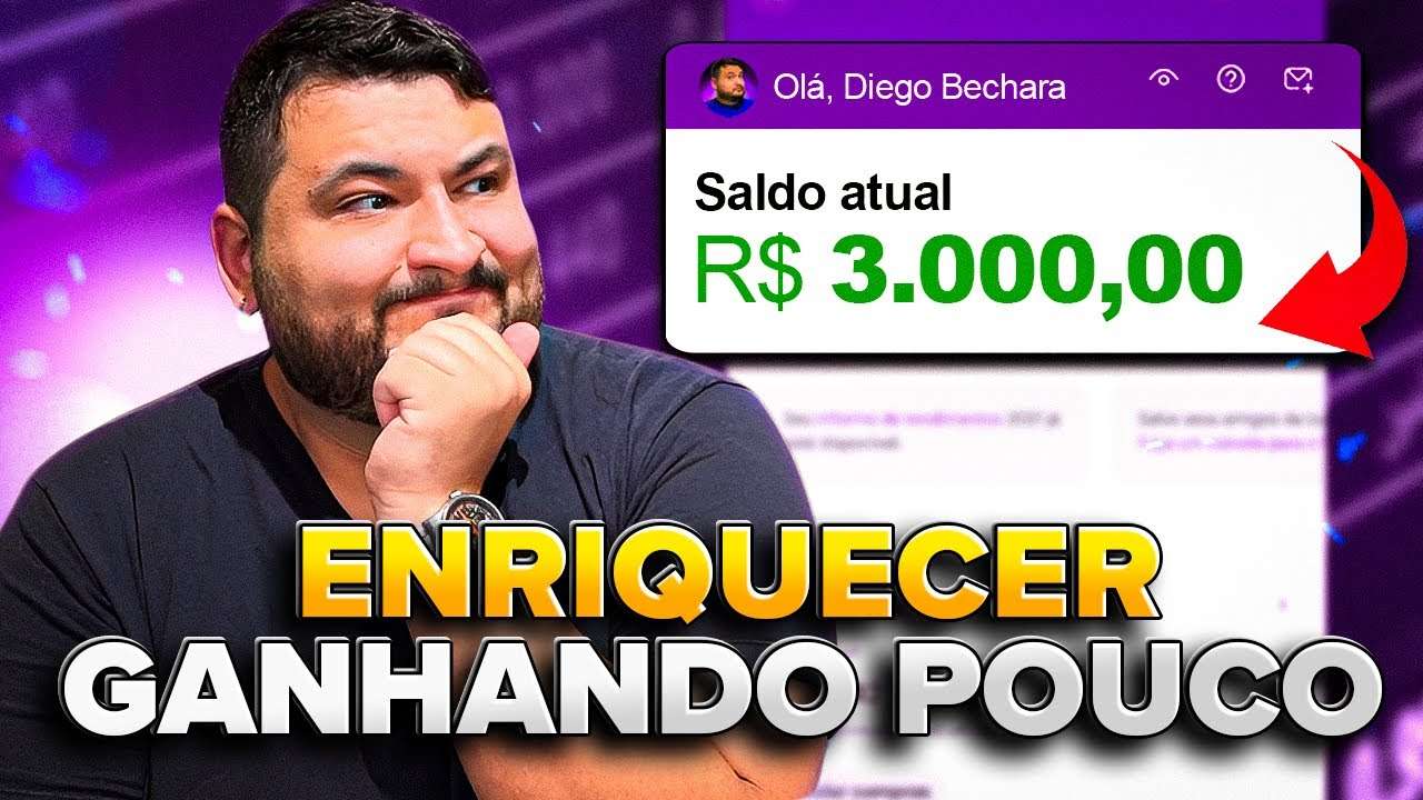 DÁ PRA FICAR RICO GANHANDO MENOS DE R$3.000 POR MÊS?
