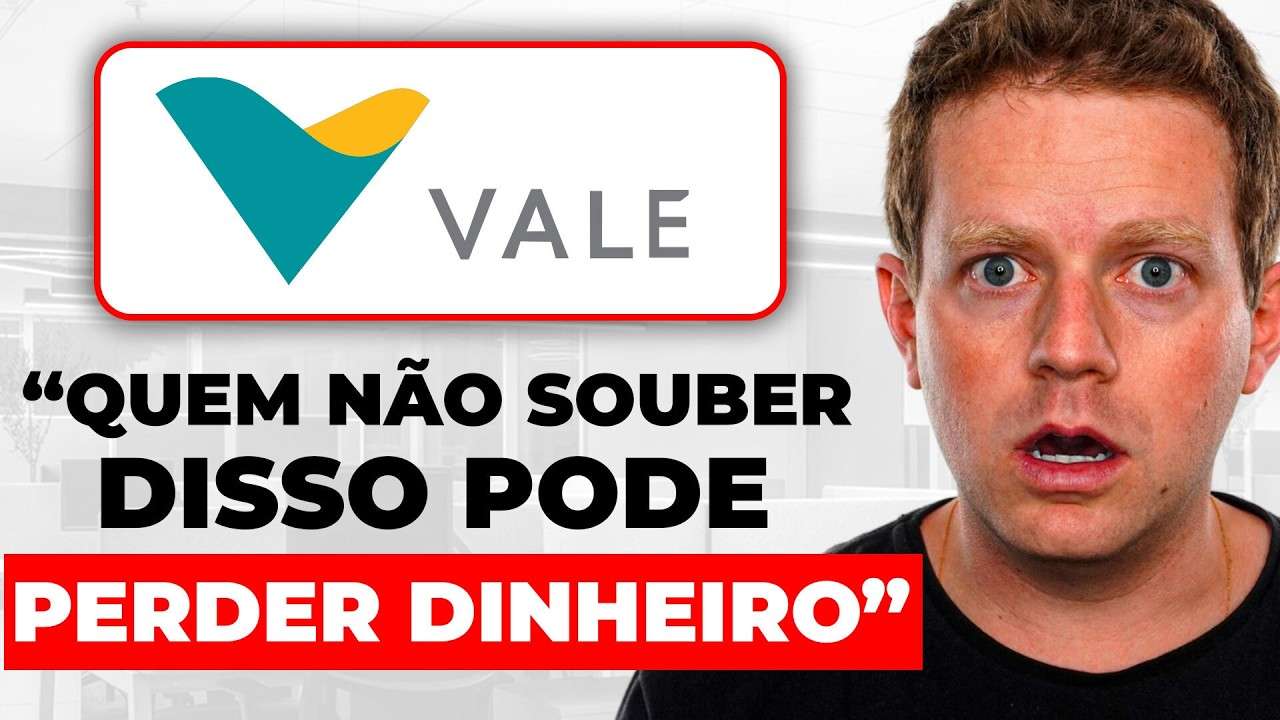 VALE3: NÃO PARA DE CAIR, E AGORA? É O MOMENTO DE INVESTIR?